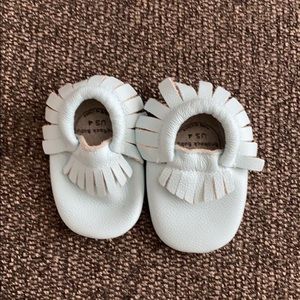 Baby Moccasins - Seafoam Green